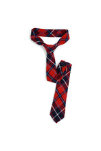 Varsity Plaid Tie in Red