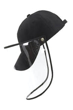 Baseball Hat with Detachable Face Shield