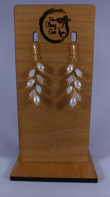 Pearly Drop Earrings