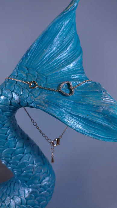 Hearts Apart Bracelet in Rose Gold