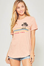 Cool Vibes Tee in Peach