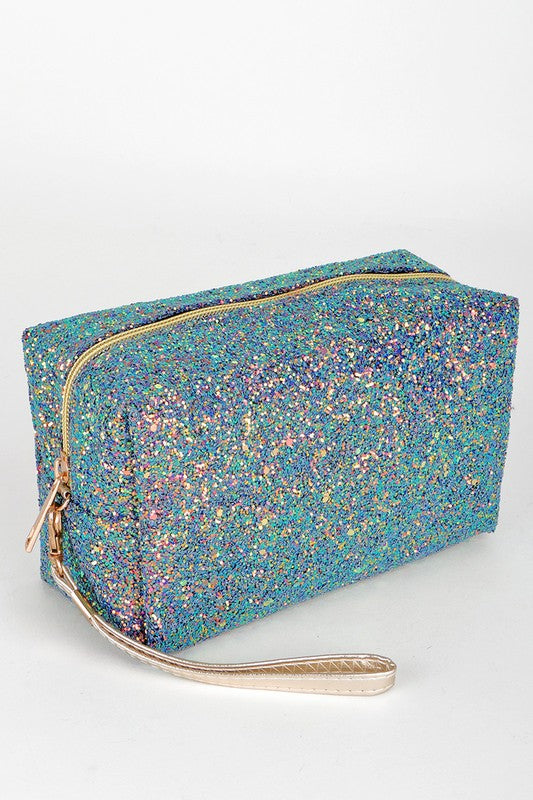 Mermaid Glitter Cosmetic/Everything Bag