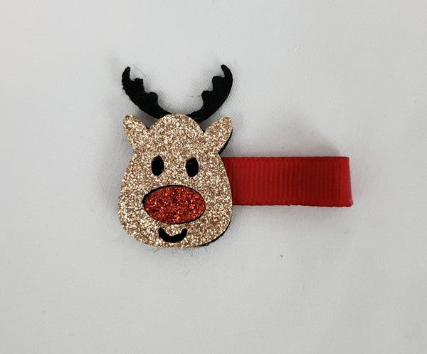 Pretty Rudolph Hair Clip