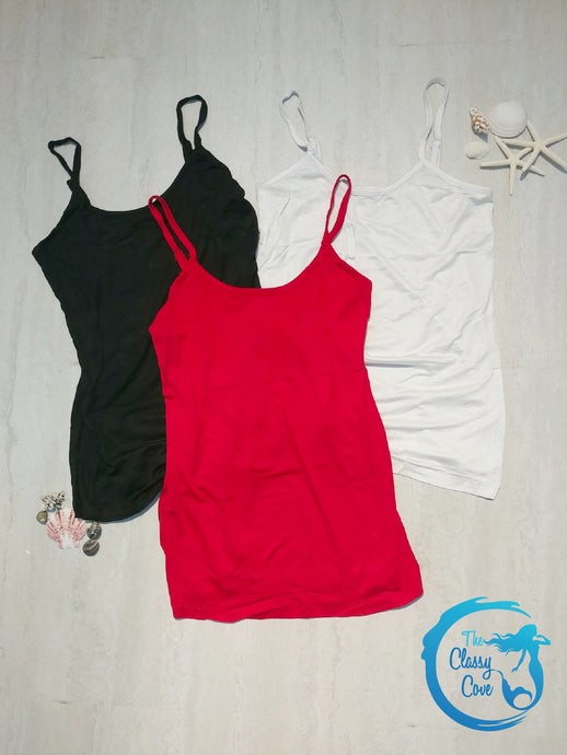 Classy Cami Tank in White